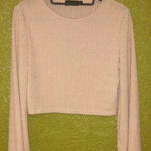 Crop top long sleeve